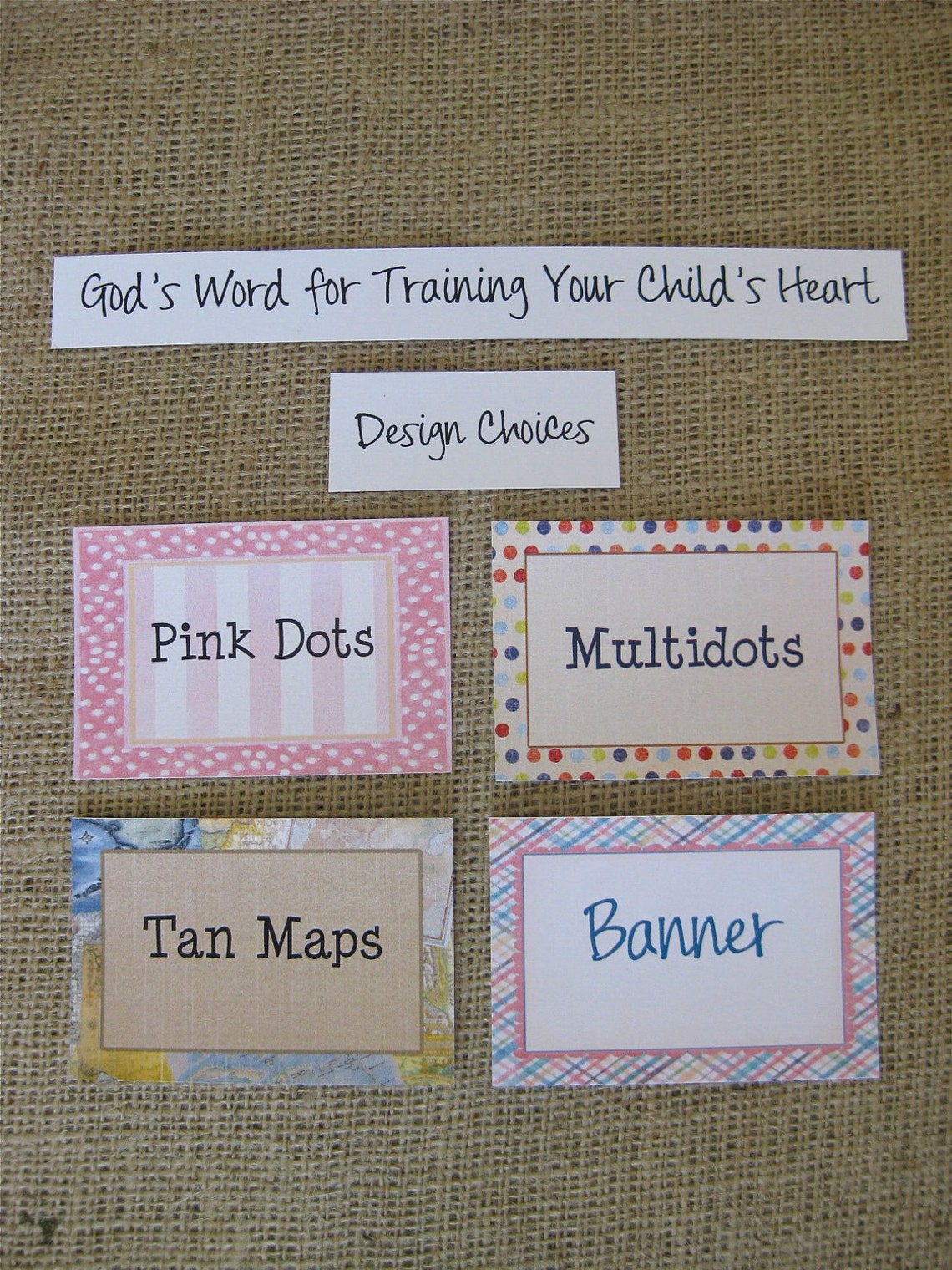 SALE God s Word For Training Your Child s Heart Etsy