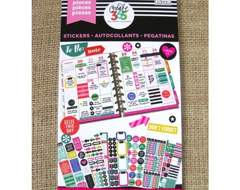 Everyday Plans Create 365 Happy Planner Sticker Value Pack (1486 stickers/Pkg) Me & My Big Ideas (PPSV-02)