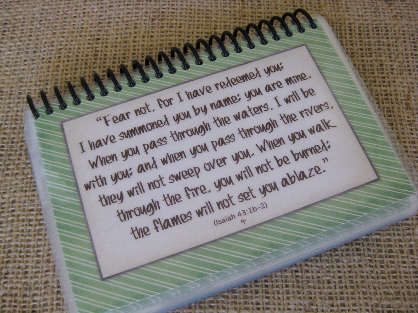 Laminated Bible Verse Cards God's Word for Challenging Etsy