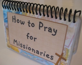 How to Pray for Missionaries, Spiral-bound, Laminated Prayer Cards
