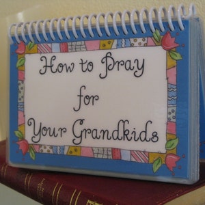 Prayer Cards, How to Pray for Your Grandkids, Spiral-Bound, Laminated