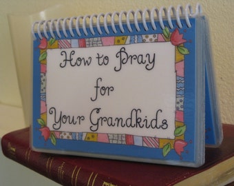 Prayer Cards, How to Pray for Your Grandkids, Spiral-Bound, Laminated