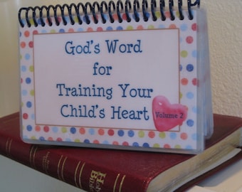 God's Word for Training Your Child's Heart - Volume 2, Spiral-Bound, Laminated Cards