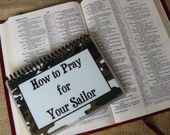 How to Pray for Your Sailor, Spiral-Bound, Laminated Prayer Cards