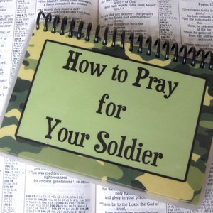 How to Pray for Your Soldier, Spiral-Bound, Laminated Prayer Cards