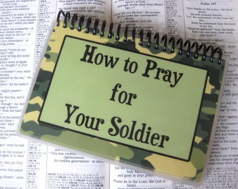 How to Pray for Your Soldier, Spiral-Bound, Laminated Prayer Cards