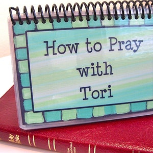 How to Pray With Your Child - PERSONALIZED Set, Spiral-Bound, Laminated Prayer Cards