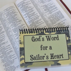 God's Word for a Sailor's Heart, Spiral-Bound, Laminated Bible Verse Cards image 4