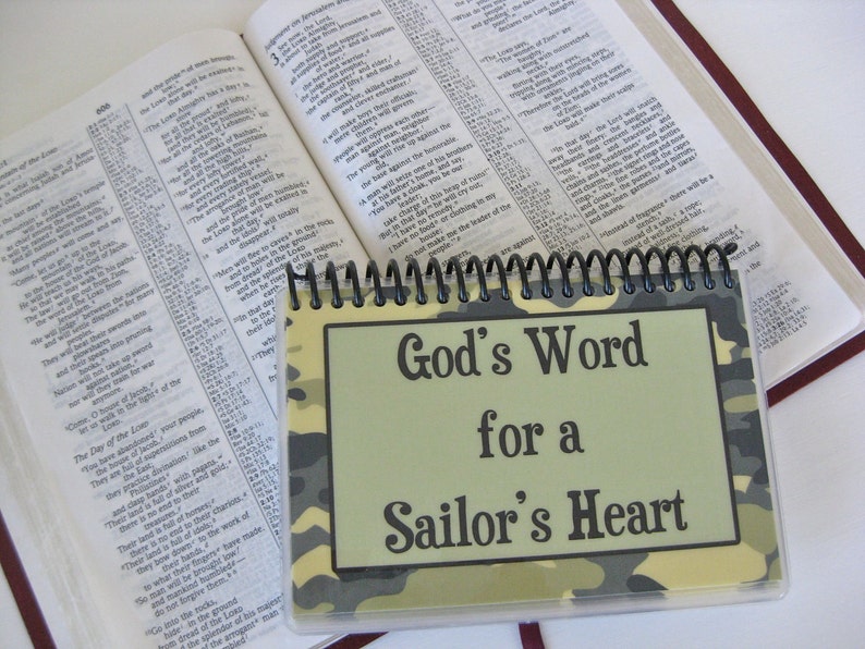 God's Word for a Sailor's Heart, Spiral-Bound, Laminated Bible Verse Cards image 4