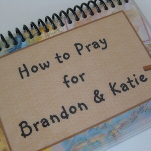 How to Pray for Missionaries, PERSONALIZED Set, Spiral-Bound, Laminated Prayer Cards