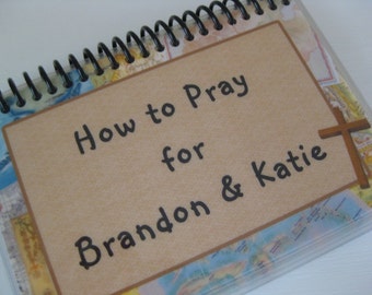 How to Pray for Missionaries, PERSONALIZED Set, Spiral-Bound, Laminated Prayer Cards