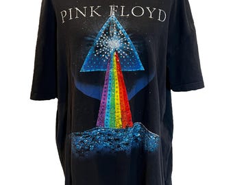 Vintage 2001 Pink Floyd Sun Dial Graphic Band T-shirt / Size L