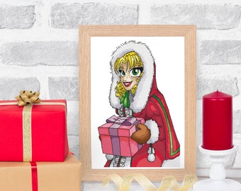 Christmas Gifts Lolita Cross Stitch Pattern - Professional Pattern Designer and Artist Collaboration