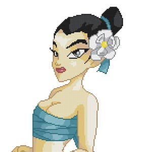 Burlesque: Imperial Warrior Cross Stitch Pattern - Professional Pattern Designer and Artist Collaboration