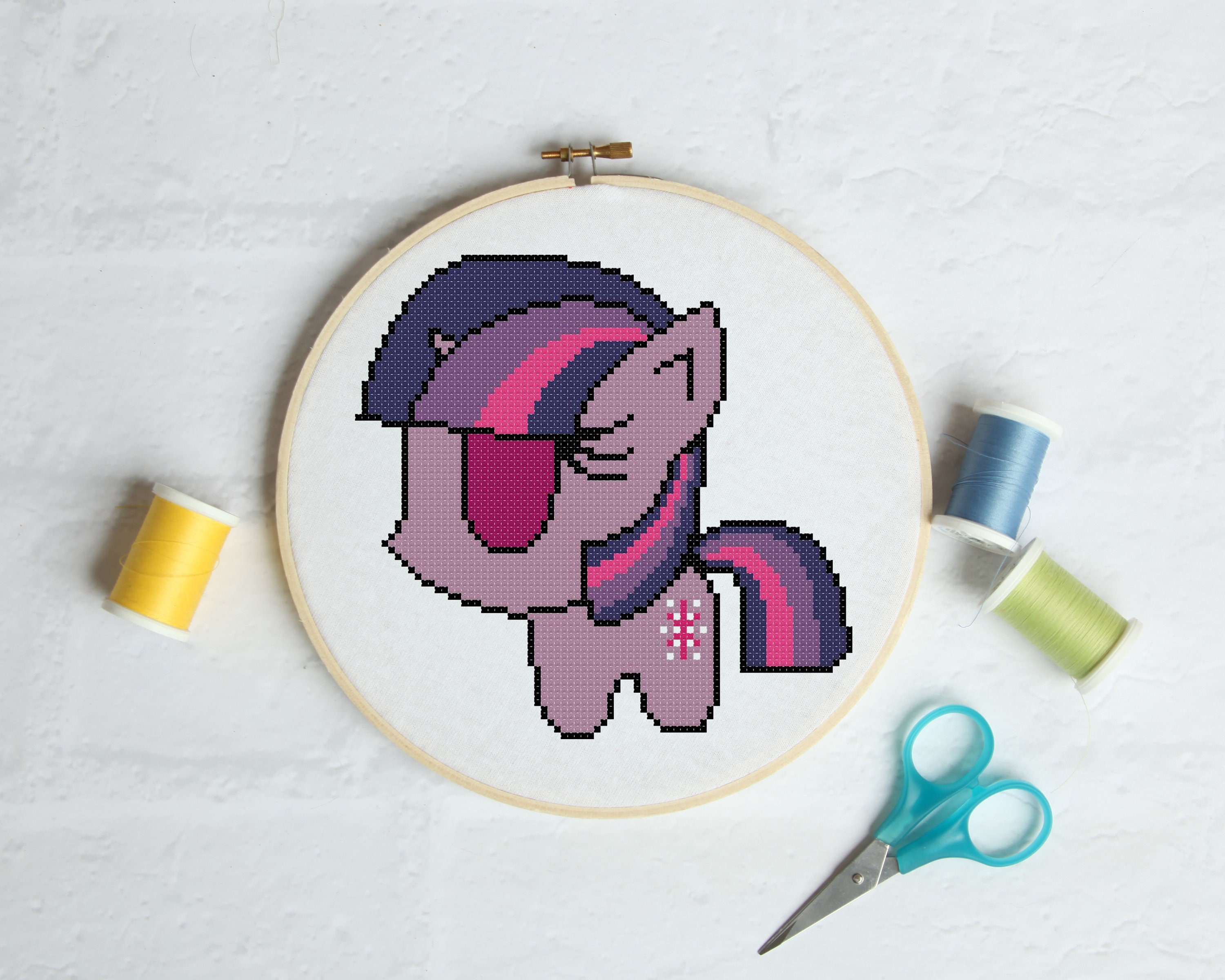 Weenie Twilight Sparkle Cross Stitch Pattern Professional Pattern