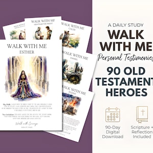 Come Follow Me 2026 LDS Printable Old Testament Lesson Helps Youth Theme Walk With Me Cards Primary Seminary Family Study Digital Download