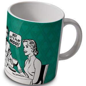 Mug bridge - « Que diriez-vous d'un jeu de cartes amical ? - On ne joue pas au bridge » - Mug amusante pour les joueurs de bridge, jeu de cartes