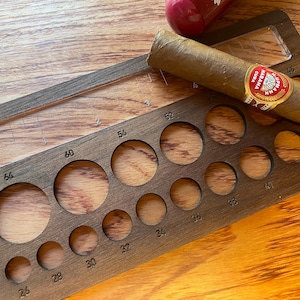 cigarette ring gauge Understanding How Cigar Size Influences Flavor Profile and Burn Time over time Cigar Ring Gauge Measuring Tool,