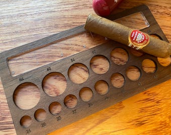 Cigar Ring Gauge Measuring Tool, Smoker Gift