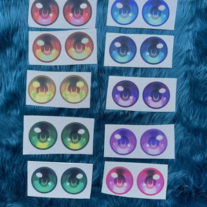 Fursuit Eye Mesh, Sublimated Pre-Made Eyes