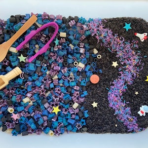 A Sky Full of Stars Sensory Bin