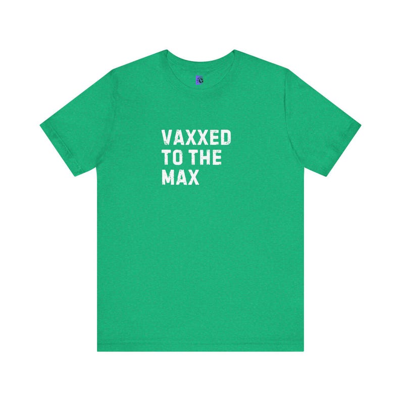 Vaxxed to the Max Unisex Jersey Tee: Health Awareness, Caregiver Gift image 9