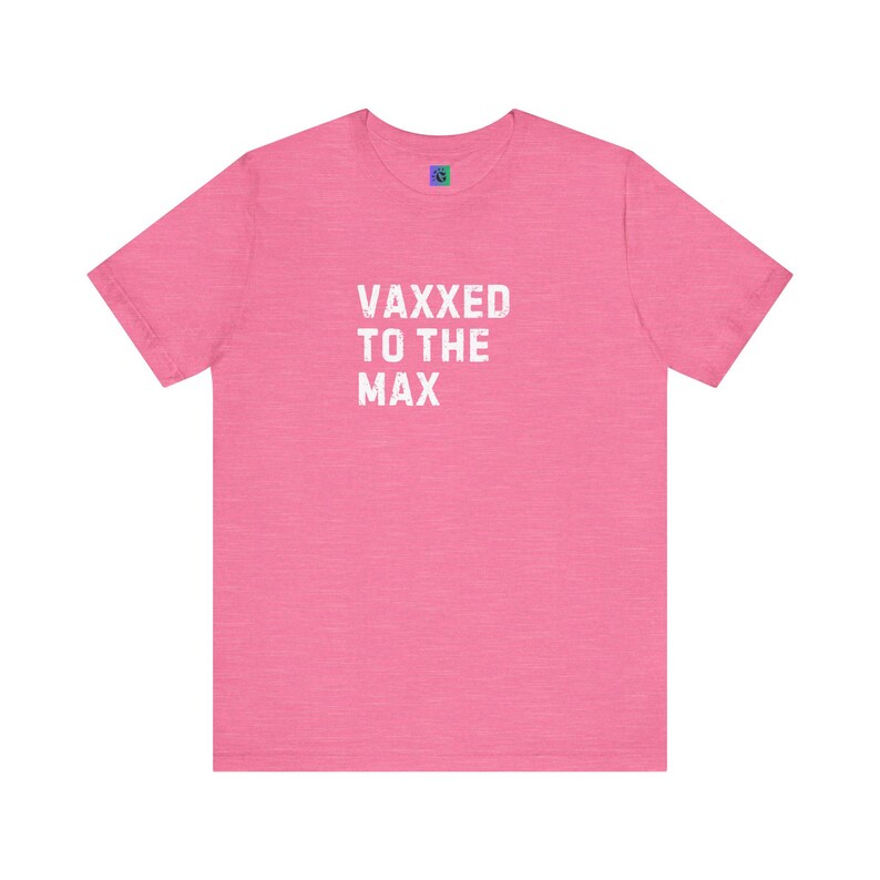 Vaxxed to the Max Unisex Jersey Tee: Health Awareness, Caregiver Gift image 10