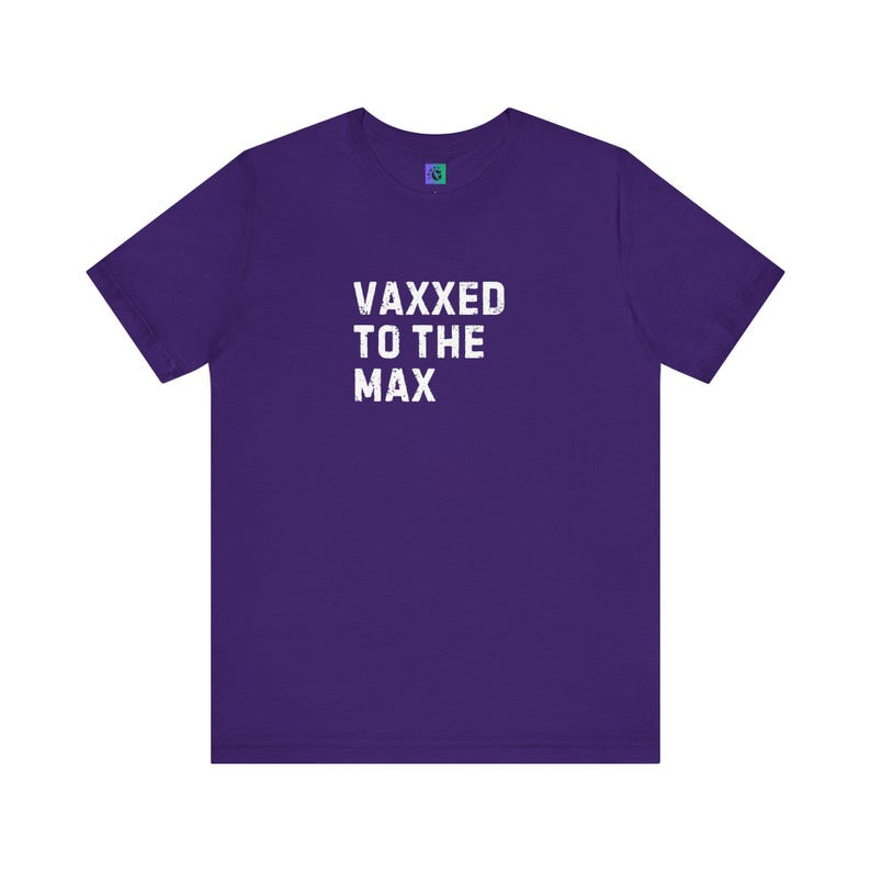 Vaxxed to the Max Unisex Jersey Tee: Health Awareness, Caregiver Gift image 7