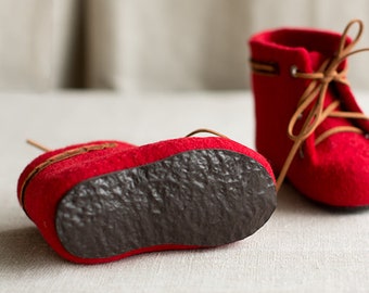 Rubber soles for my felted boots and slippers for kids and babies in custom color, Handmade shoes soling