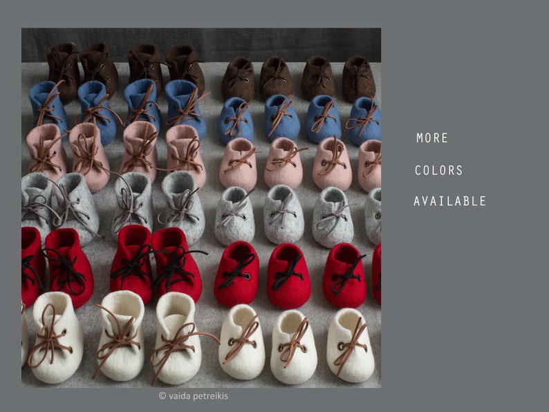 Große Puppenschuhe 14, 15, 16, 18 Zoll Waldorf-Puppenstiefel weiche Puppenschuhe aus Merinowolle individuelle Puppenschuhe für AG-Mädchen Bild 6