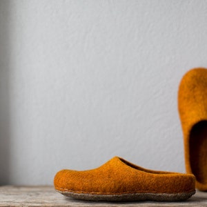 burnt orange slippers