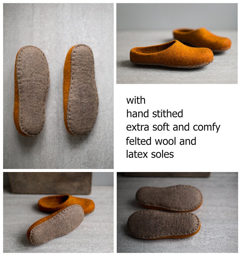 burnt orange slippers