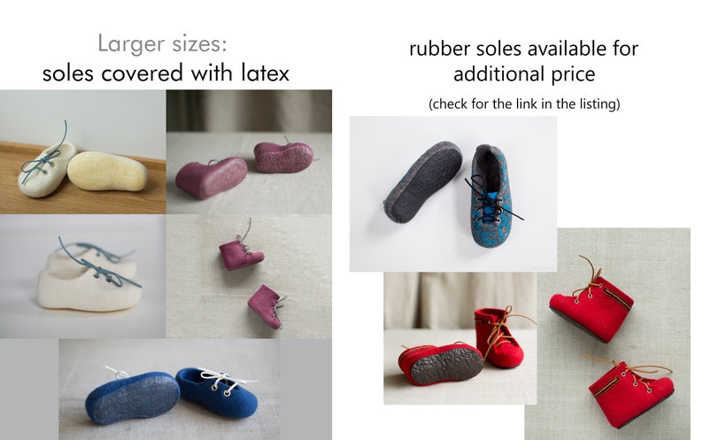 Baby girl shoes, Sweet pink crib booties, Laced up woolen boots, Rose quartz blush pink felted shoes for newborns, Gender reveal gift image 5