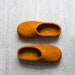 burnt orange slippers