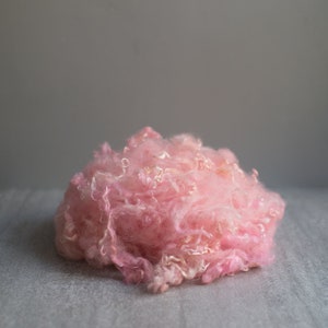 Imbottitura morbida per nido, imbottitura per cestino con colori personalizzati, strato di riccioli lanosi, accessori per la fotografia neonatale, nuvola soffice e riccia naturale
