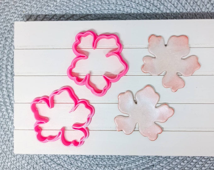 Polymer Clay Shape Cutters | Set of 2 | Hibiscus | Clay Tools