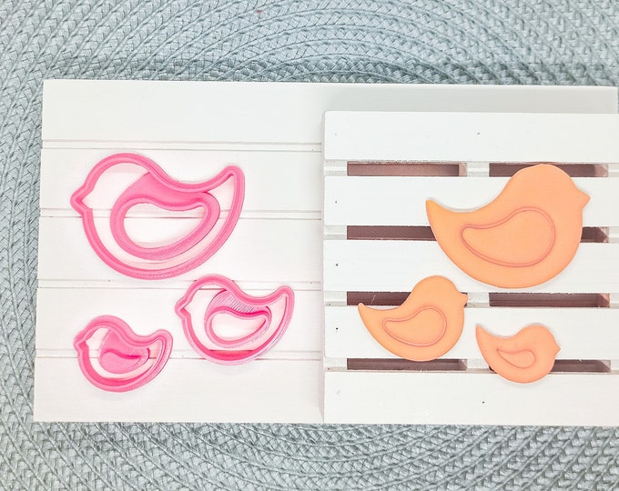 Polymer Clay Shape Cutters | Set of 3 | Bird  | Clay Tools