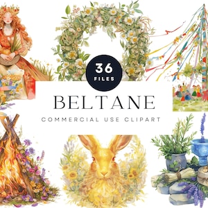 ベルテインのクリップアート、デジタルアート、異教の祝日、ケルトの年輪、ベルテインの女神と魔女、ウィッカのスクラップブック、グリモア、メーデー