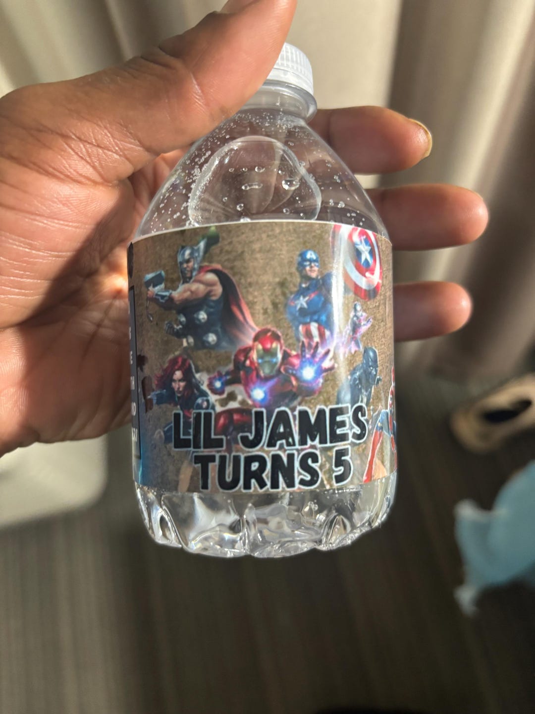 Superhero Water Bottles - Etsy