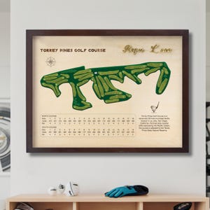Golf Art Holz, benutzerdefinierte Golf Karte, Golf Geschenk, Holzreliefkarte, Kunst für Golfer, Kunstdruck vom Golf Platz, Platz Karte, Geschenk zum Vatertag