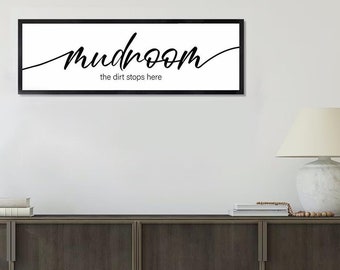 Cartello per ingresso, decorazione per ingresso, decorazione per ingresso, cartello per ingresso, stile fattoria, arte murale, decorazioni murali, stampa digitale, cartelli per la casa, The Dirt Stops Here