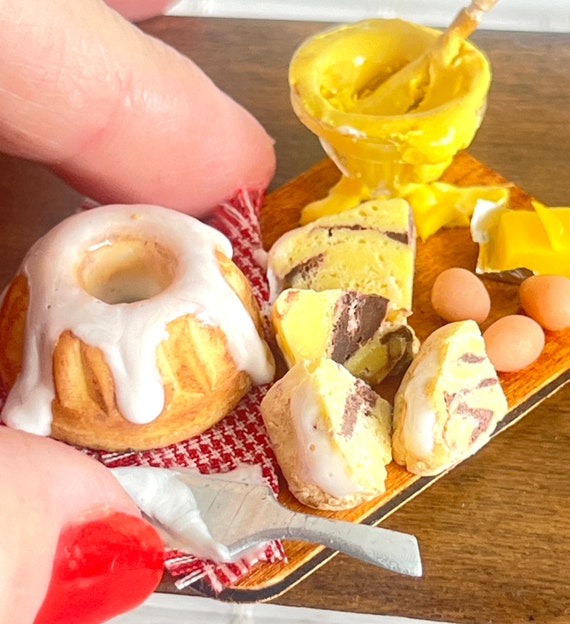 Cake Prep Board 12th Scale Dollhouse Miniature