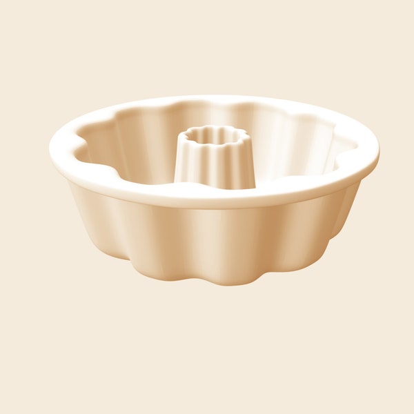 CAKE PAN D - 3D model STL file