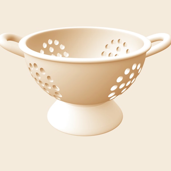 COLANDER A - 3D model STL file