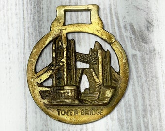 Vintage Brass Saddle Harness Bridle Medallion Horse Emblem English Riding  Equestrian Horse Countryside Decor 