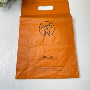 Hermes orange dust bag discount