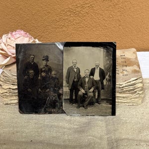 Antique Tintype Portraits, 19th Century Photographic Keepsakes