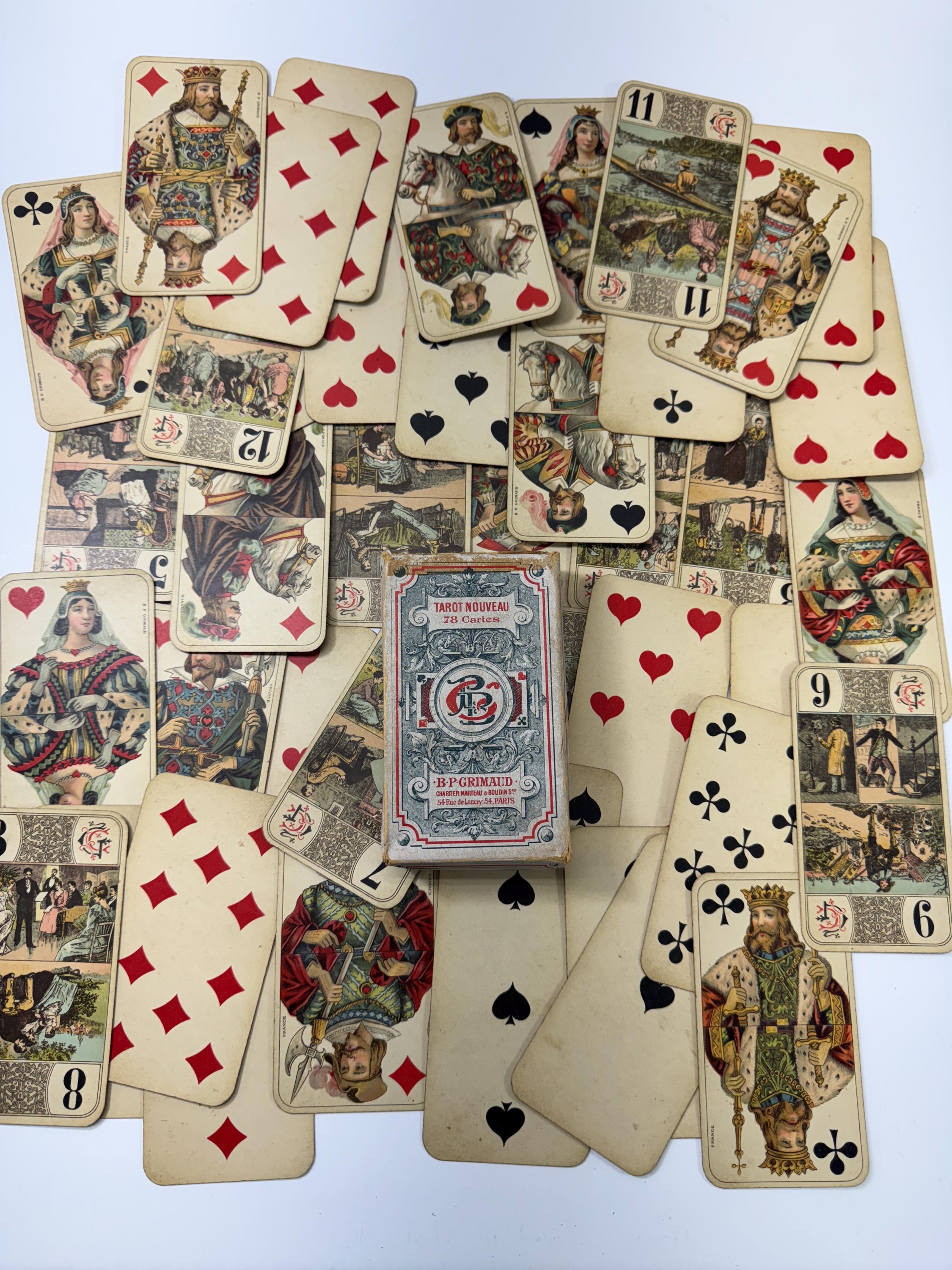 ANCIEN TAROT DE Marseille , Cartomancie Grimaud, 1981 EUR 20,00 - FR