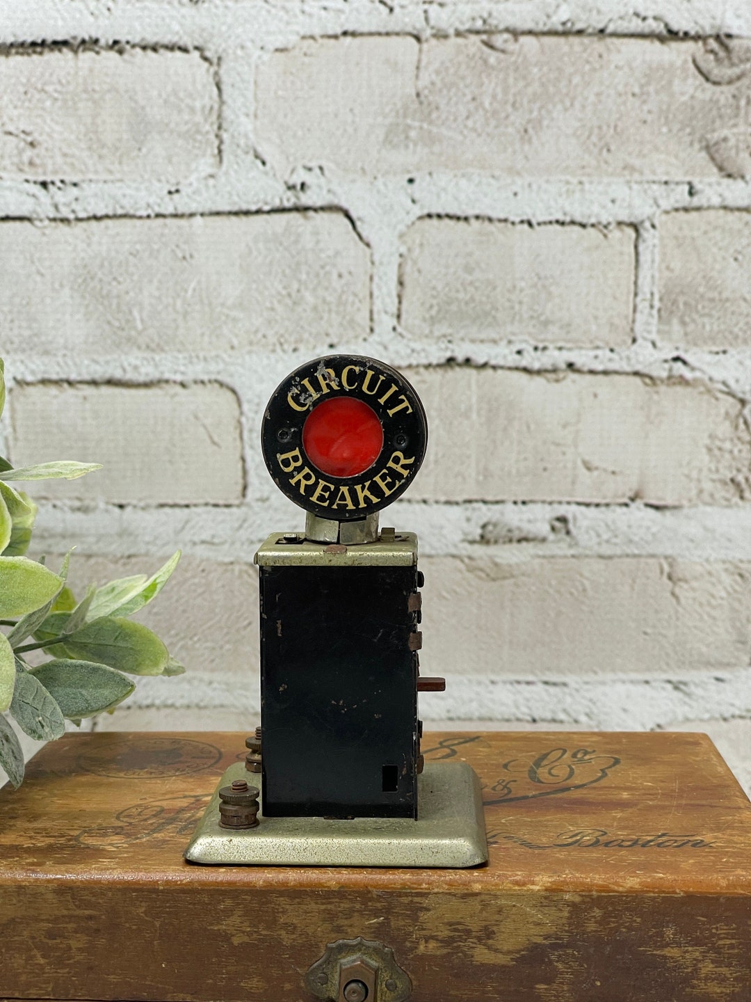 Vintage Circuit Breaker Light Model Train Display Light Etsy