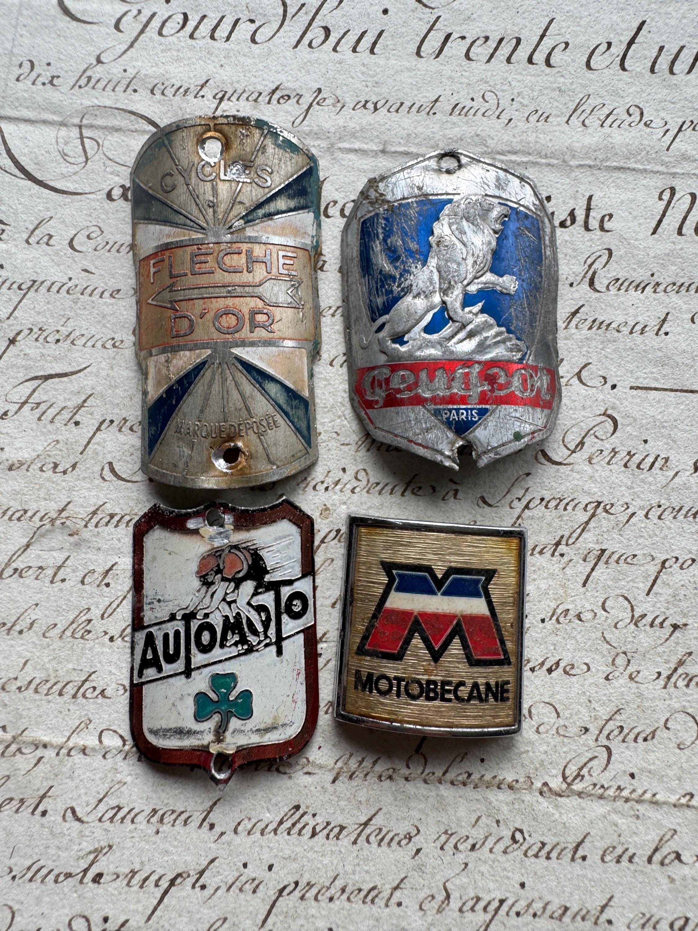 Bicycle Head Badge - Etsy Canada